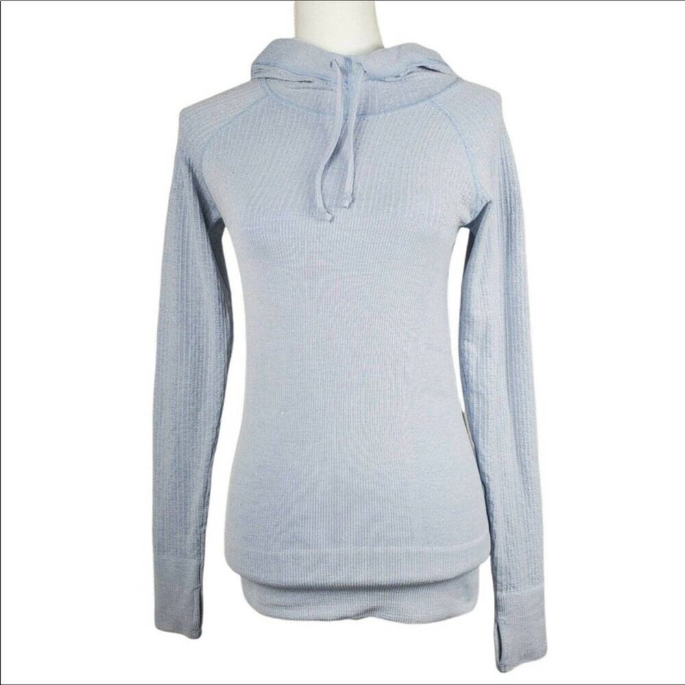 Athleta Powerdown Prima Loft Lightweight Blue Lon… - image 8